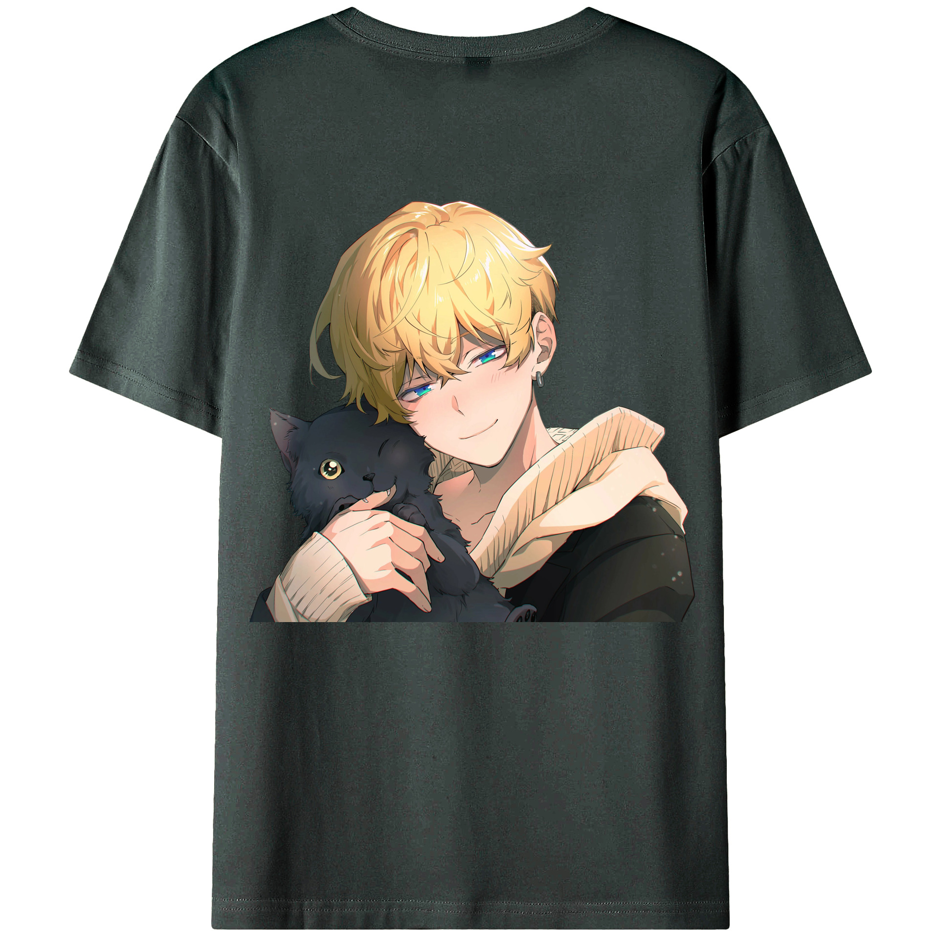 （画像用） 東京リベンジャーズ Tokyo Revengers 綿100％ メンズ半袖Tシャツ（バックプリント） 通気性